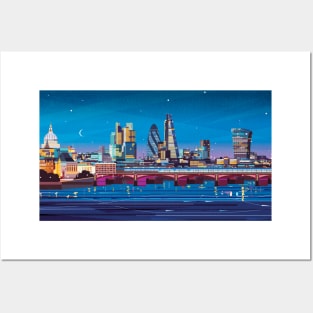 London Skyline Posters and Art